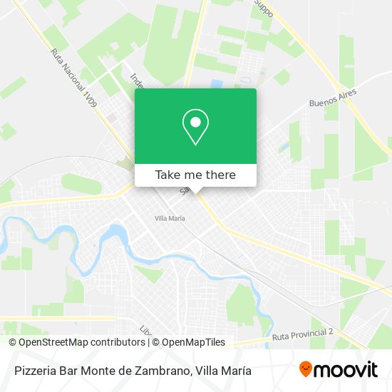 Mapa de Pizzeria Bar Monte de Zambrano