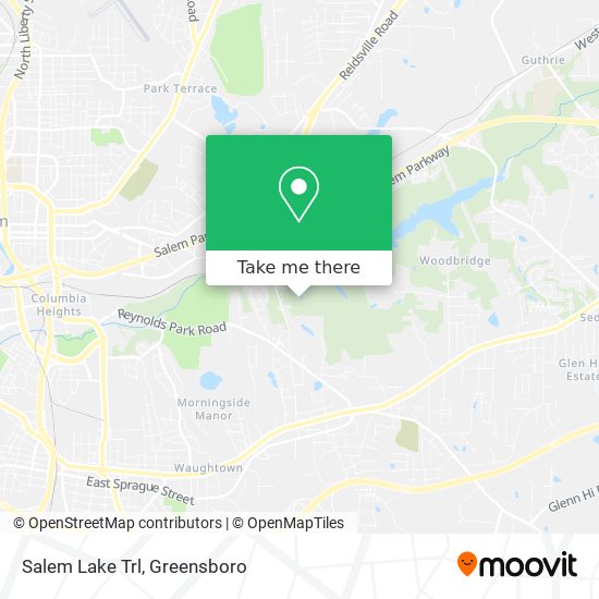 Mapa de Salem Lake Trl