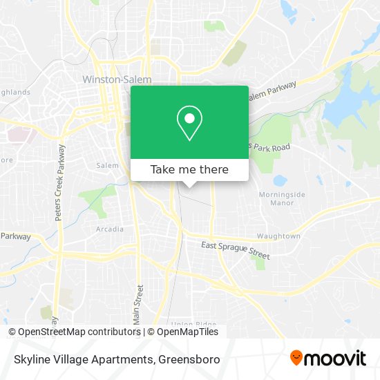 Skyline Village Apartments map