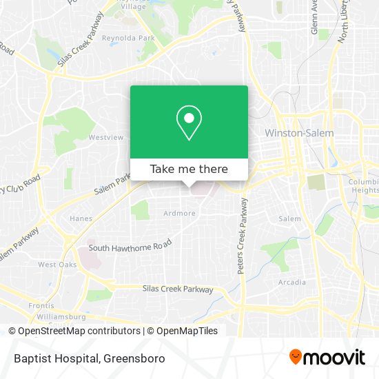 Mapa de Baptist Hospital