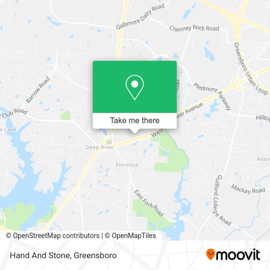 Hand And Stone map