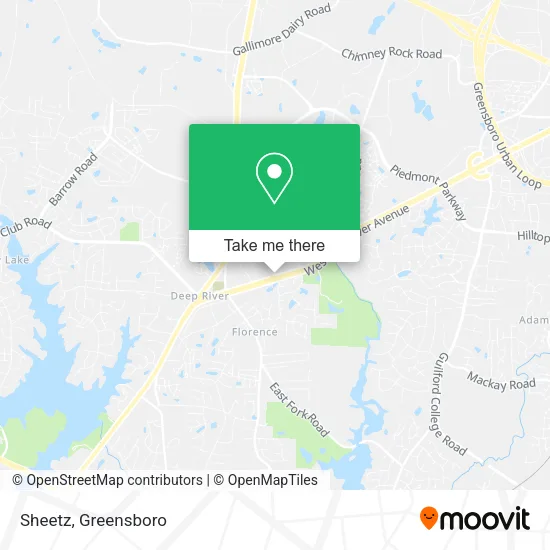 Sheetz map