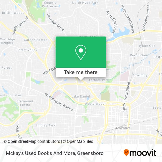 Mapa de Mckay's Used Books And More