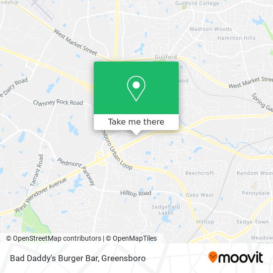 Bad Daddy's Burger Bar map