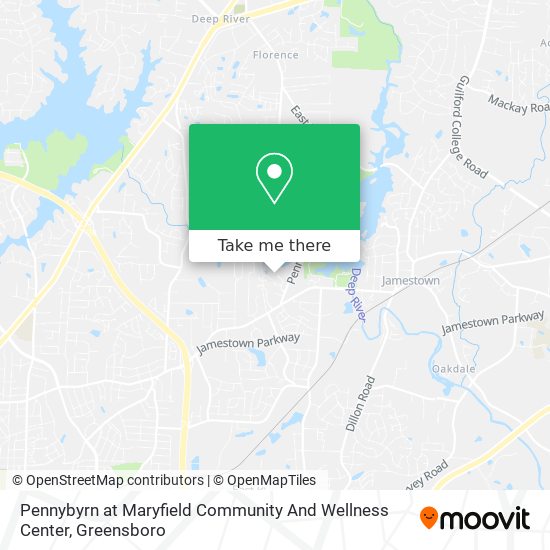 Pennybyrn at Maryfield Community And Wellness Center map