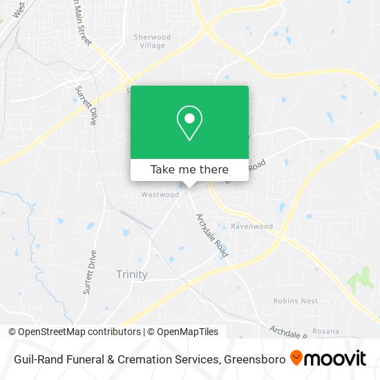 Mapa de Guil-Rand Funeral & Cremation Services