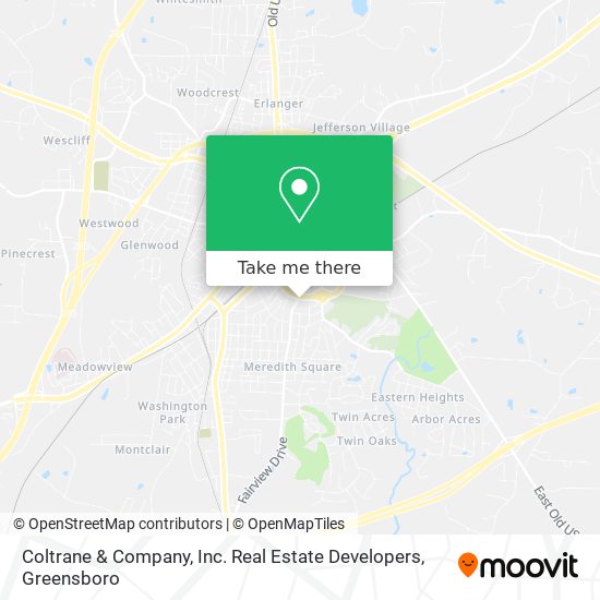 Mapa de Coltrane & Company, Inc. Real Estate Developers