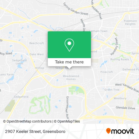 Mapa de 2907 Keeler Street