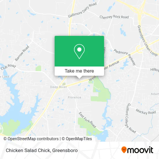 Chicken Salad Chick map