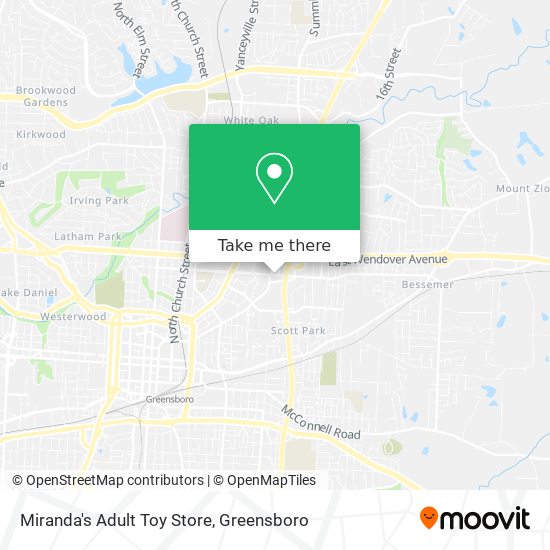 How to get to Miranda s Adult Toy Store in Greensboro by Bus