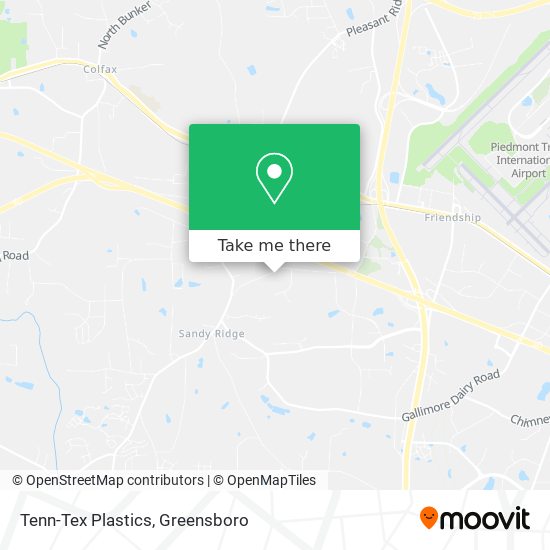 Tenn-Tex Plastics map