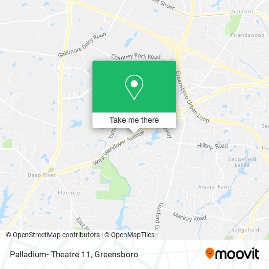 Mapa de Palladium- Theatre 11