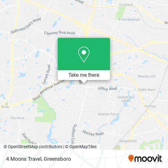 Mapa de 4 Moons Travel