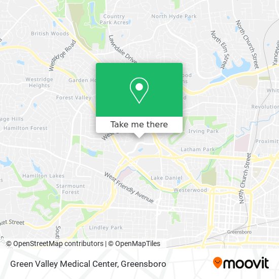 Green Valley Medical Center map