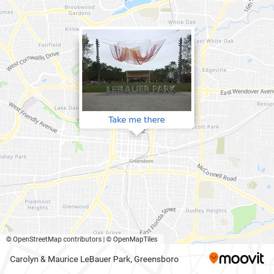 Mapa de Carolyn & Maurice LeBauer Park