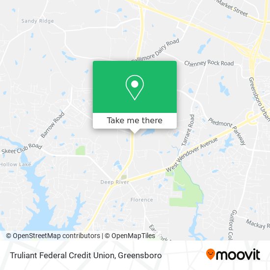 Truliant Federal Credit Union map