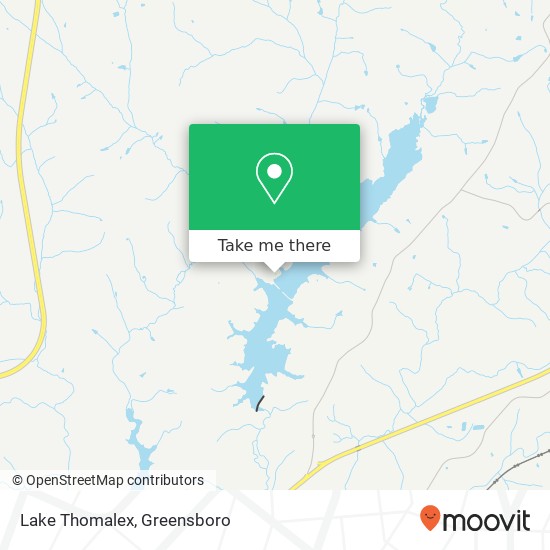 Lake Thomalex map