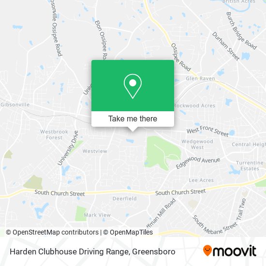 Mapa de Harden Clubhouse Driving Range