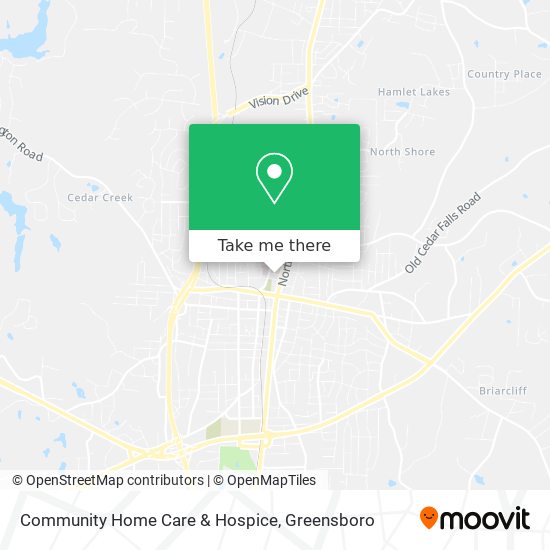 Mapa de Community Home Care & Hospice