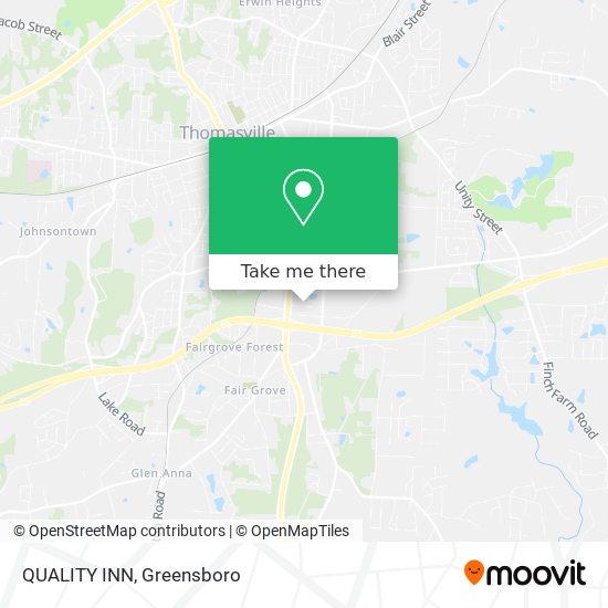 Mapa de QUALITY INN