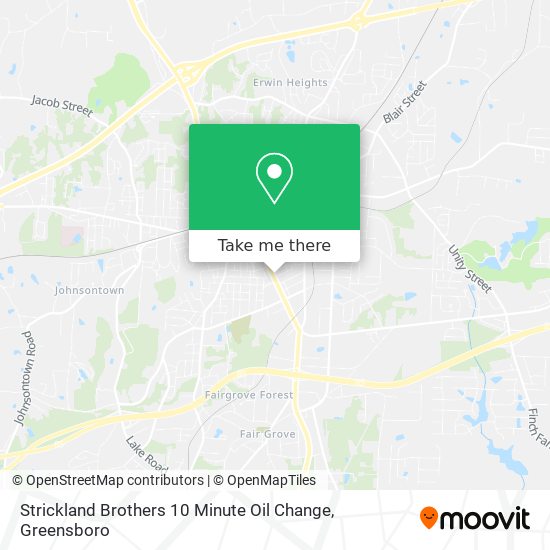 Strickland Brothers 10 Minute Oil Change map