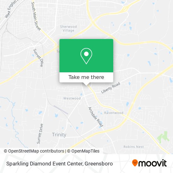 Mapa de Sparkling Diamond Event Center