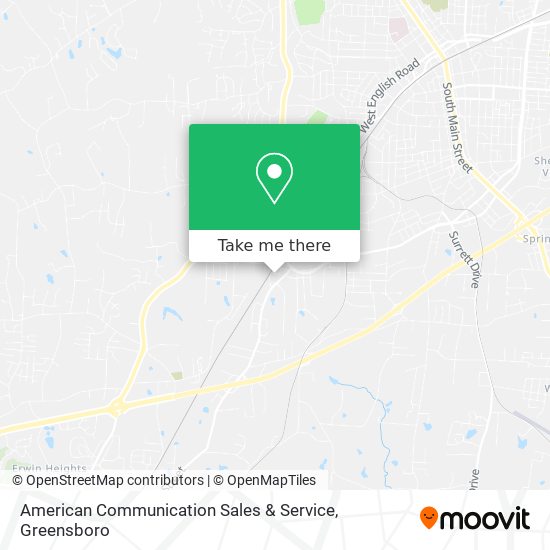 Mapa de American Communication Sales & Service