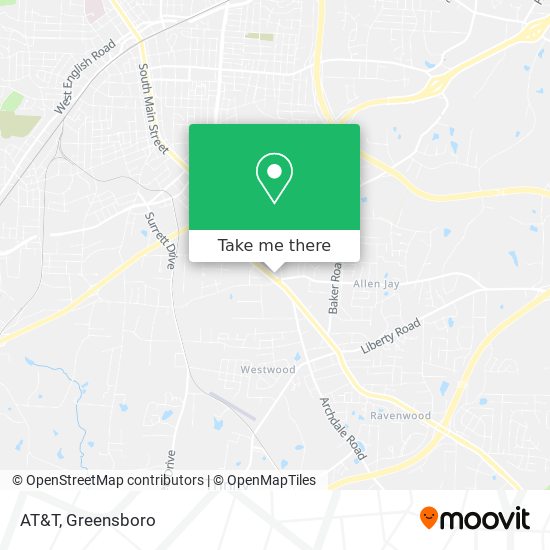 AT&T map