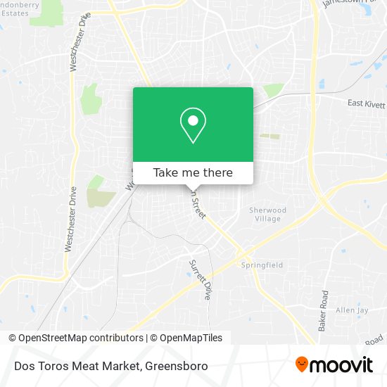 Mapa de Dos Toros Meat Market