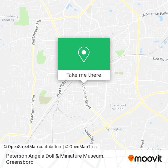 Peterson Angela Doll & Miniature Museum map