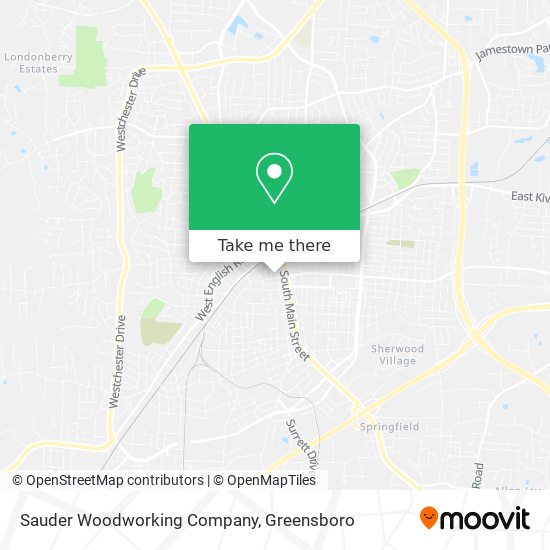 Mapa de Sauder Woodworking Company