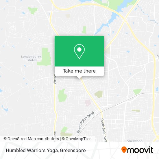 Humbled Warriors Yoga map