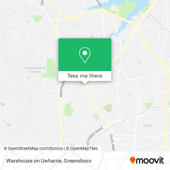 Mapa de Warehouse on Uwharrie