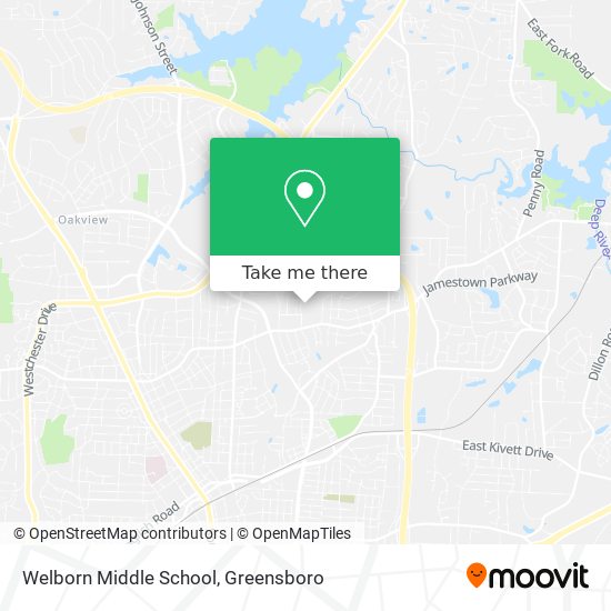 Mapa de Welborn Middle School