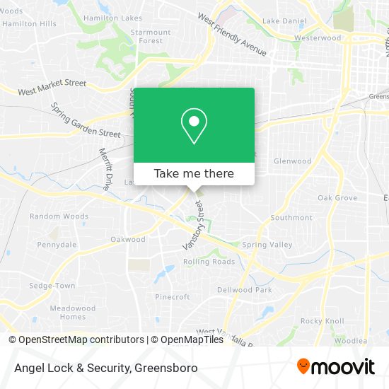 Mapa de Angel Lock & Security