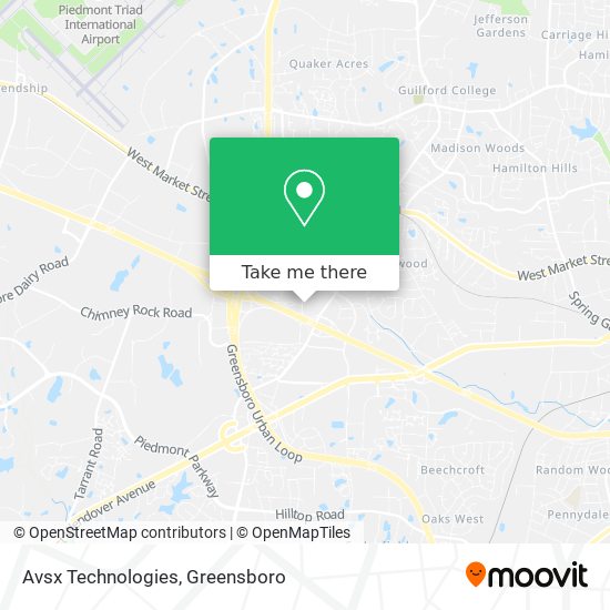 Mapa de Avsx Technologies