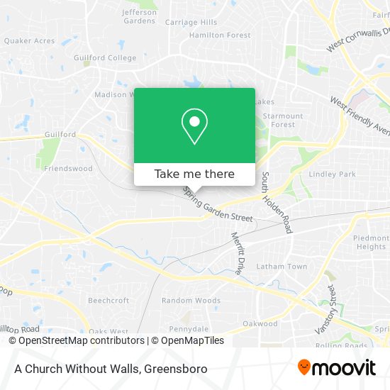 A Church Without Walls map