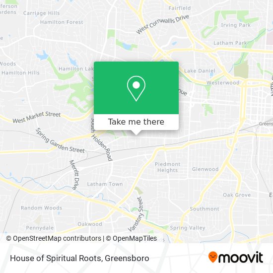 House of Spiritual Roots map