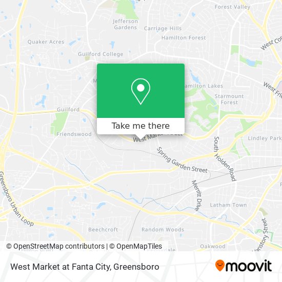 West Market at Fanta City map