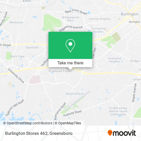 Mapa de Burlington Stores 462