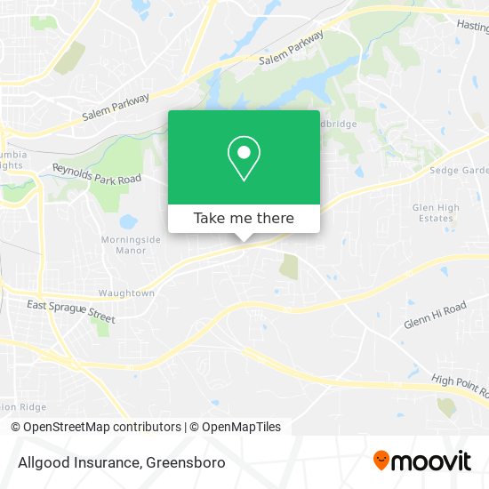Allgood Insurance map