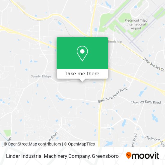 Mapa de Linder Industrial Machinery Company