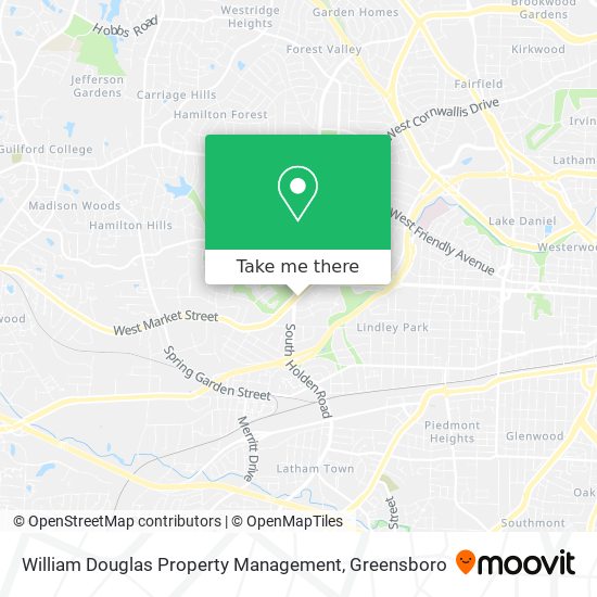 William Douglas Property Management map