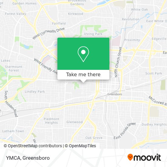 YMCA map