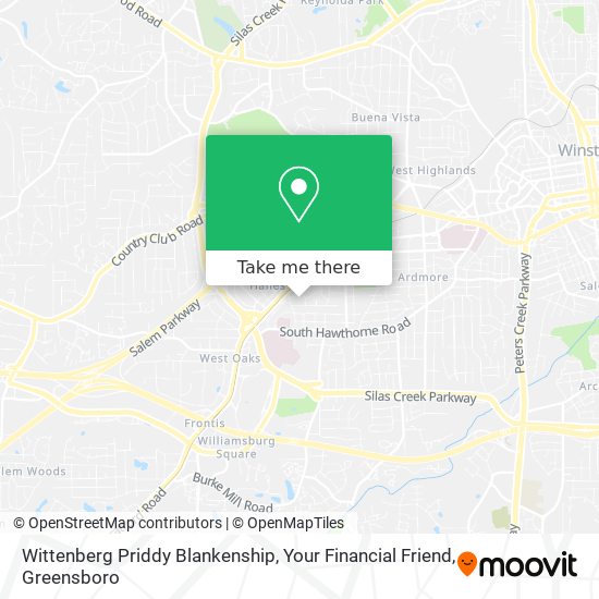 Wittenberg Priddy Blankenship, Your Financial Friend map