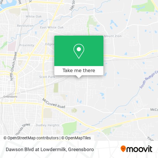 Mapa de Dawson Blvd at Lowdermilk