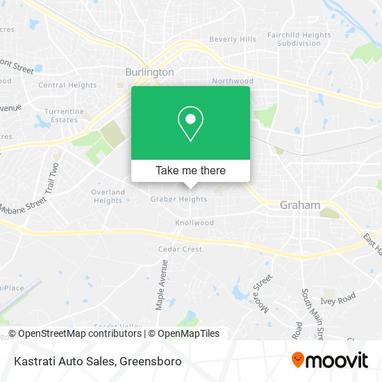 Kastrati Auto Sales map