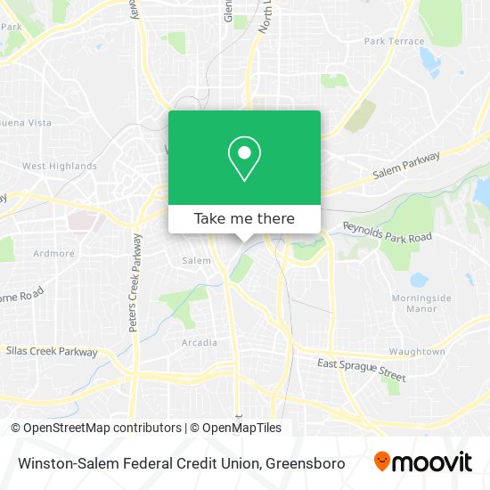Winston-Salem Federal Credit Union map