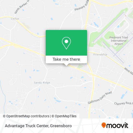 Mapa de Advantage Truck Center