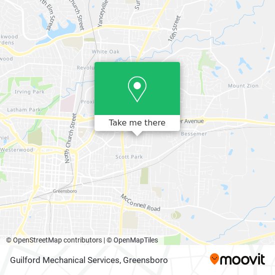 Guilford Mechanical Services map